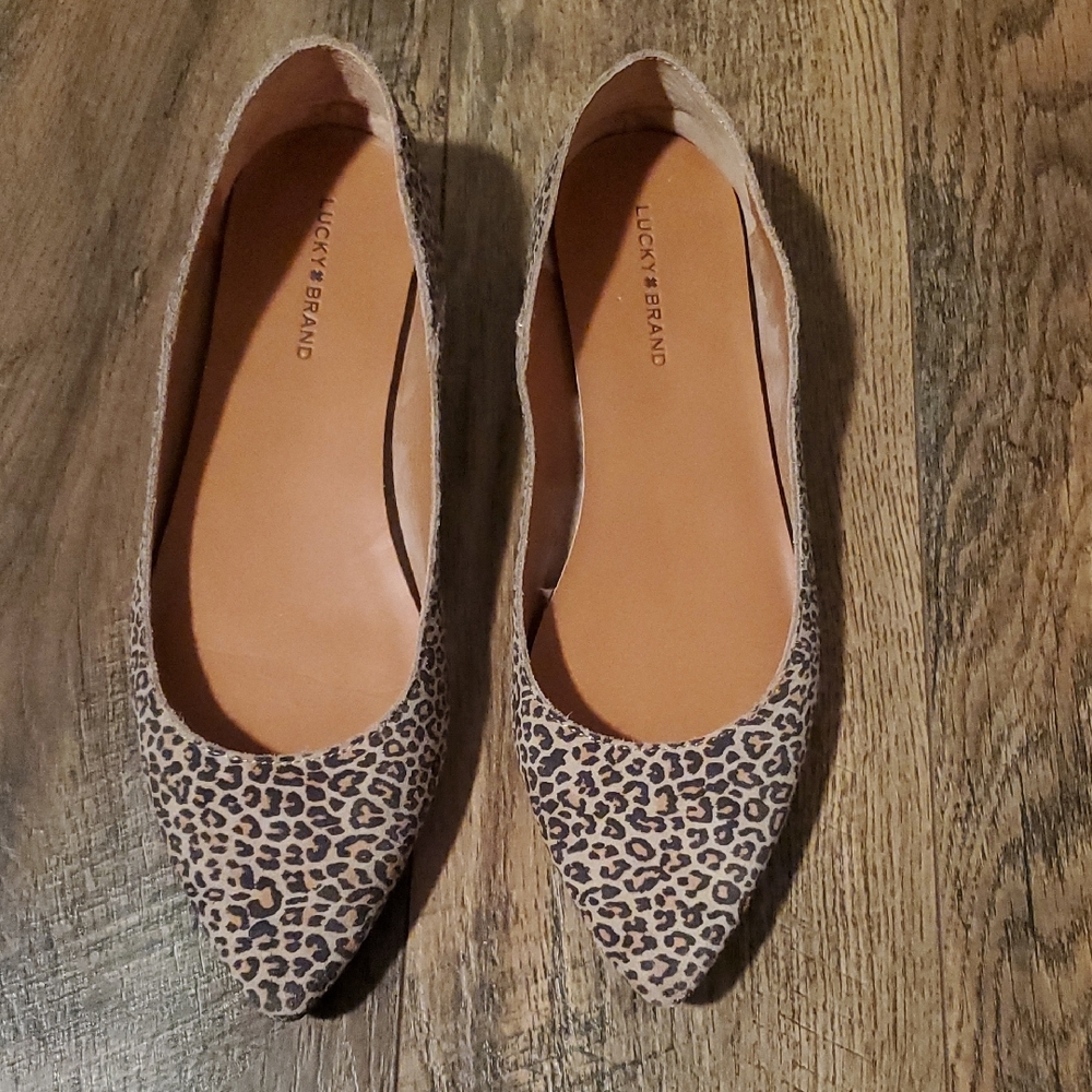Lucky Brand Brown Flats Versatile Loafers